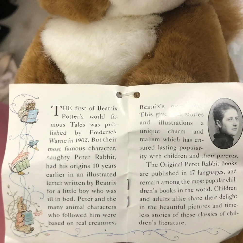 Eden Toys Squirrel Nutkin The World of Peter Rabbit Beatrix Potter Collection